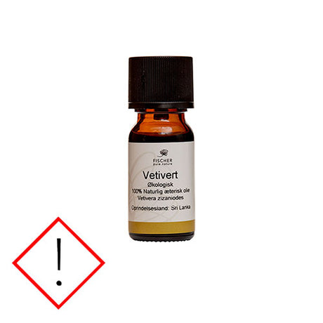 Fischer Pure Nature Vetivert AEterisk Olie Øko | 10 ml fra Fischer Pure Nature på Mecindo.dk