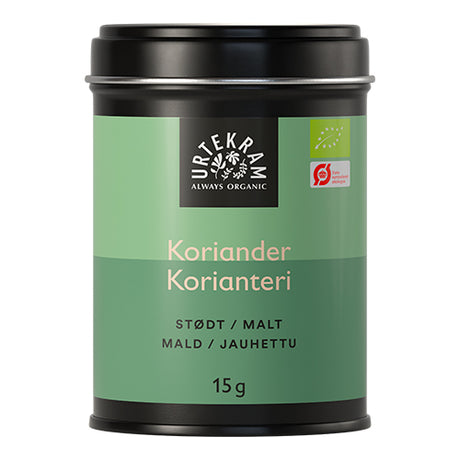 Urtekram Stødt Koriander Økologisk | 15 gr fra Urtekram på Mecindo.dk