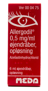 Meda Allergodil Øjendråber | 6 ml fra Meda på Mecindo.dk