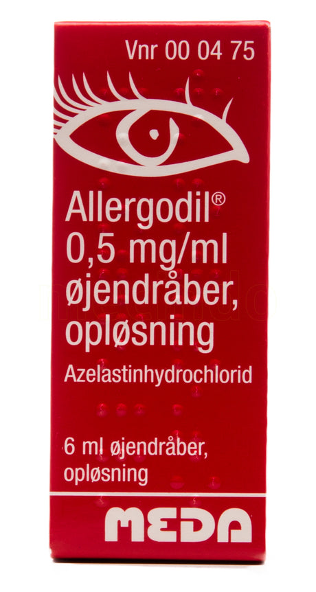 Meda Allergodil Øjendråber | 6 ml fra Meda på Mecindo.dk