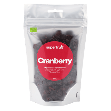 Superfruit Tørrede Tranebær Økologisk | 200 g