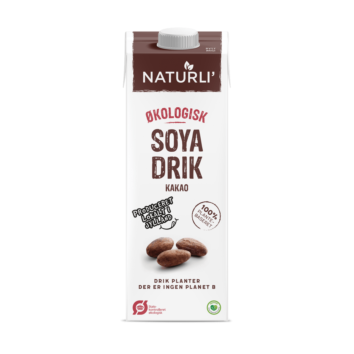 Naturli Sojadrik Kakao Økologisk | 1 liter