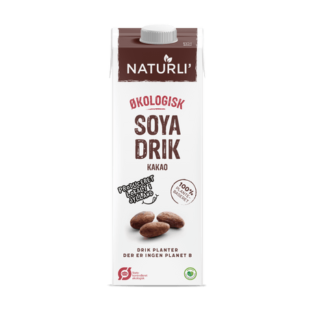 Naturli Sojadrik Kakao Økologisk | 1 liter
