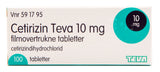 Cetirizin Teva 10 mg 100 tab 