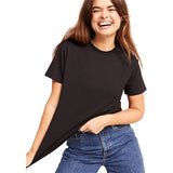 Boody Women's Classic Crew Neck T-shirt Sort | Str. S fra Boody på Mecindo.dk