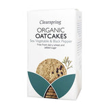 Clearspring Havrekiks Tang Og Sort Peber | 200 gr fra Clearspring på Mecindo.dk