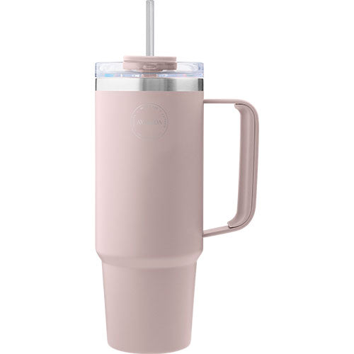 AYA&IDA Thermo Cup With Straw | Soft Rose fra AYA&IDA på Mecindo.dk