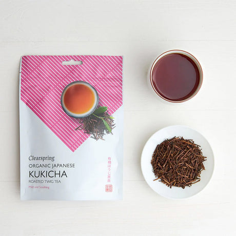 Clearspring Kukicha Twig Te (Bancha Kvist-te) Løsvaegt Økologisk | 90 gr fra Clearspring på Mecindo.dk