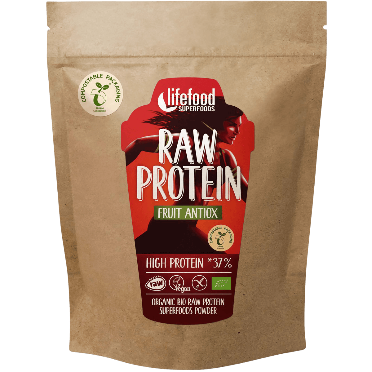 Lifefood Proteinpulver Frugt Raw Økologisk Superfood | 450 g fra Lifefood på Mecindo.dk
