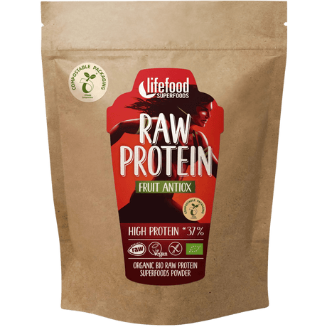 Lifefood Proteinpulver Frugt Raw Økologisk Superfood | 450 g fra Lifefood på Mecindo.dk