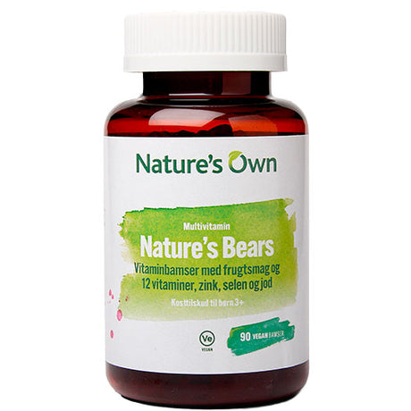 Natures Own Multivitaminer Nature's Bear | 90 gummies fra Natures Own på Mecindo.dk