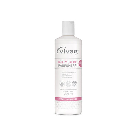 Vivag Intimsaebe Parfumefri | 250 ml fra Vivag på Mecindo.dk