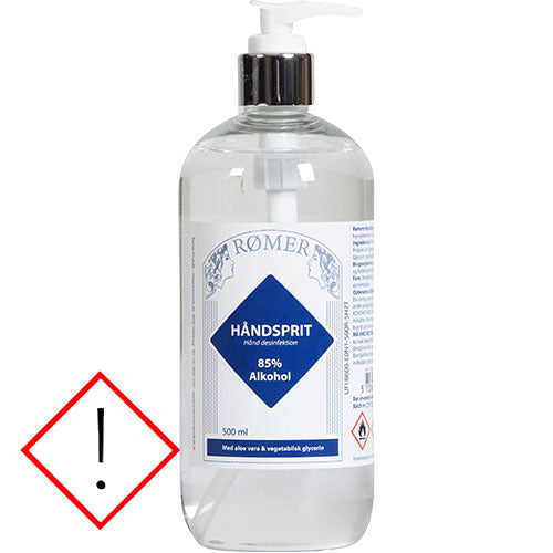 Rømer Håndsprit 85% M. Glycerin | 500 ml fra Rømer på Mecindo.dk