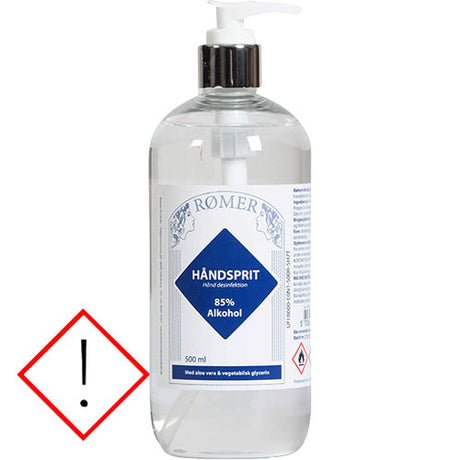 Rømer Håndsprit 85% M. Glycerin | 500 ml fra Rømer på Mecindo.dk