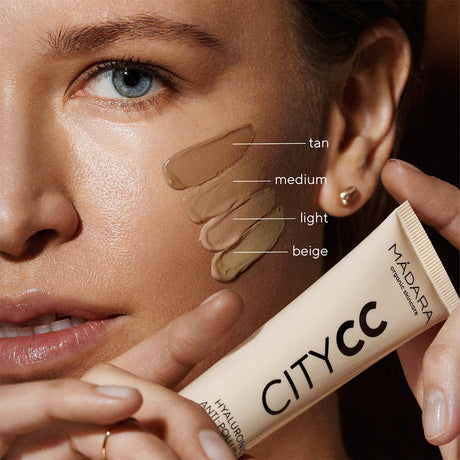 Madara Citycc Hyaluronic Anti-pollution Cc Cream Spf15 Light | 40 ml fra Madara på Mecindo.dk