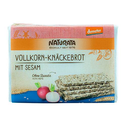 Naturata Knaekbrød M. Sesam Demeter Økologisk | 250 gr fra Naturata på Mecindo.dk
