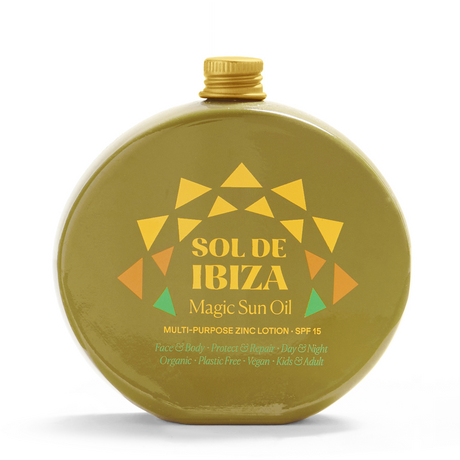 Sol de Ibiza Magic Sun Oil SPF 15  | 100 ml fra Sol de Ibiza på Mecindo.dk