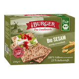 Burger Knaekbrød Sesam Økologisk | 250 gr fra Burger på Mecindo.dk