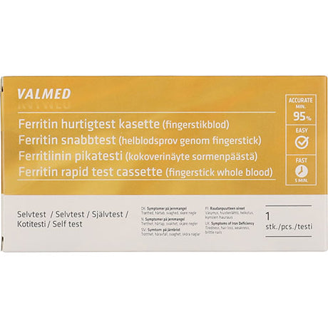 Valmed Ferritin Test fra Valmed på Mecindo.dk