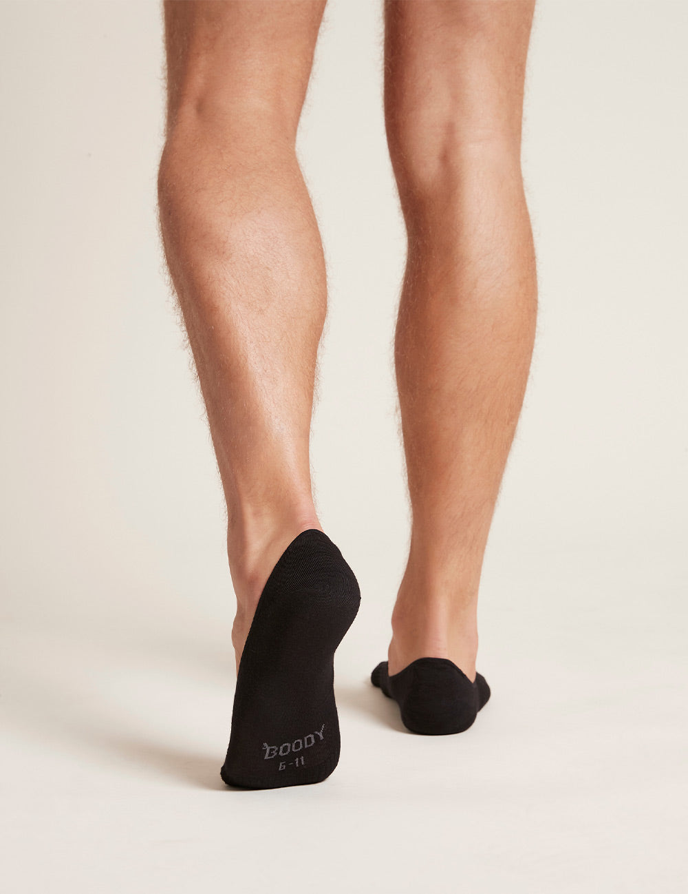 Boody Men´s Hidden Socks Sort | Str. 38-45 fra Boody på Mecindo.dk