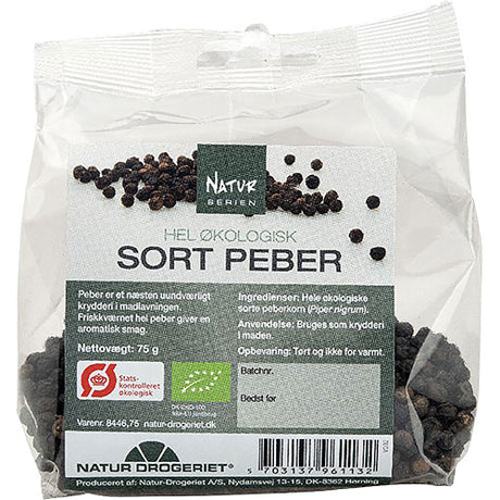 Natur-Drogeriet Hel Sort Peber Ø | 75 gr fra Natur-Drogeriet på Mecindo.dk