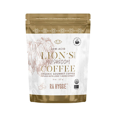 Rå Hygge Lion's Mane Svampekaffe - Filtermalet Økologisk | 227 gr fra Rå Hygge på Mecindo.dk