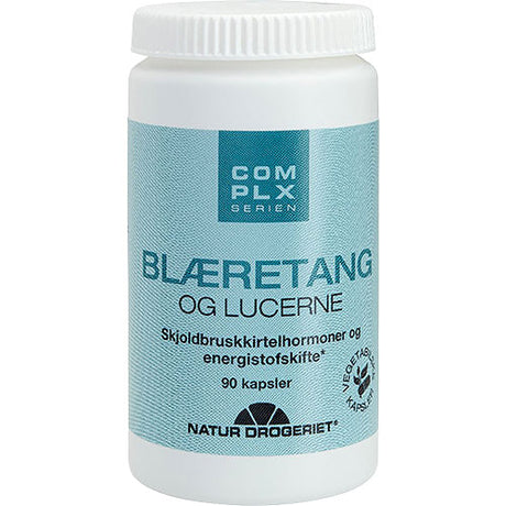 Natur-Drogeriet Blæretang Og Lucerne | 90 kapsler fra Natur-Drogeriet på Mecindo.dk