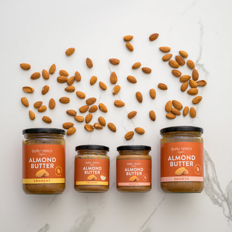 Guru Snack Mandelsmør Smooth Økologisk | 250 gr fra Guru Snack på Mecindo.dk