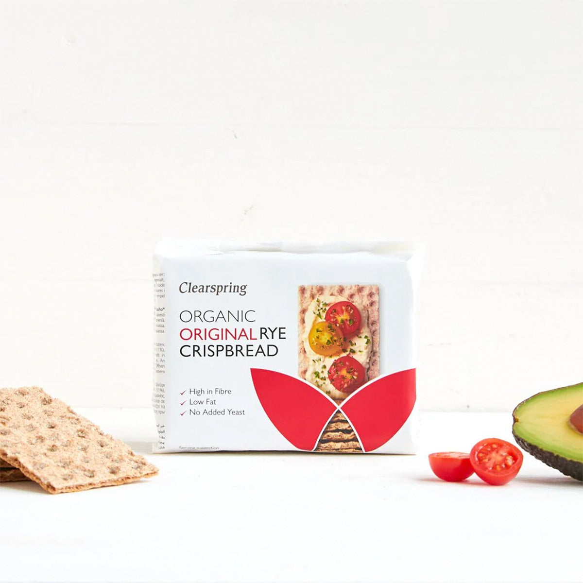 Clearspring Rugknaekbrød Økologisk | 200 gr fra Clearspring på Mecindo.dk