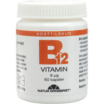Natur-Drogeriet B12 Vitamin 9 Ug | 60 kapsler