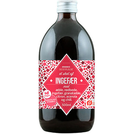 Human Ingefærshot Økologisk | 500 ml fra Human på Mecindo.dk