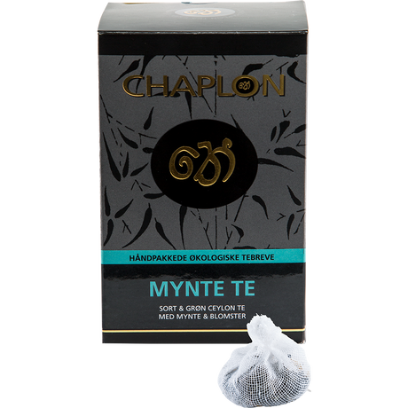 Chaplon Mynte Sort/grøn Te Økologisk | 15 breveeve fra Chaplon på Mecindo.dk