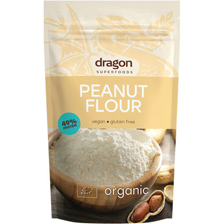 Dragon Superfoods Jordnøddemel Økologisk | 200 gr fra Dragon Superfoods på Mecindo.dk