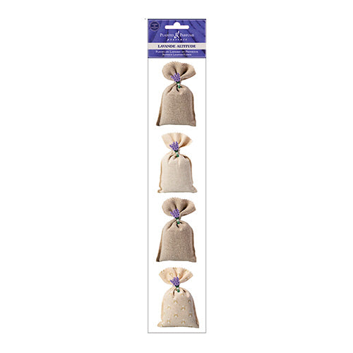 Plantes & Parfums Lavendelposer I Laerred Indh. 4stk , 4 X 20g fra Plantes & Parfums på Mecindo.dk