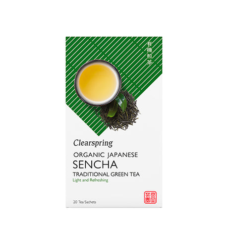 Clearspring Japansk Sencha Grøn Te Økologisk | 20 br fra Clearspring på Mecindo.dk