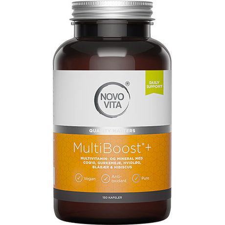 Novo Vita Multiboost+ | 150 kapsler fra Novo Vita på Mecindo.dk