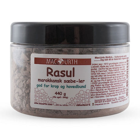 MacUrth Rasul Mineralsaebe | 440 gr fra MacUrth på Mecindo.dk