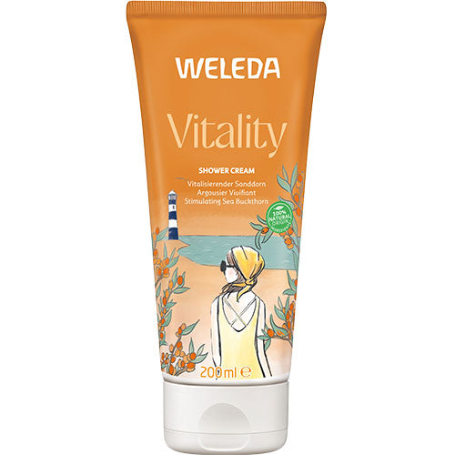 Weleda Vitality Shower Cream Sea Buckthorn | 200 ml fra Weleda på Mecindo.dk
