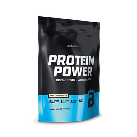 BioTechUSA Protein Power Vanilla | 1000 gr fra BioTechUSA på Mecindo.dk