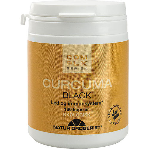 Natur-Drogeriet Curcuma Black Ø M. Gurkemeje Og Sort Peber | 180 kapsler