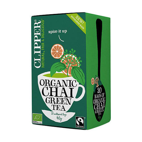 Clipper Green Chai Te | 20 br fra Clipper på Mecindo.dk