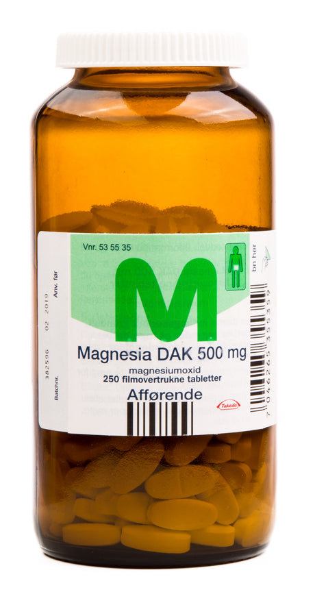 Magnesia Dak | 250 Tabl. fra Magnesia på Mecindo.dk