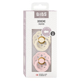 BIBS Boheme Latex Size 2 Ivory/Blossom 2 PACK fra BIBS på Mecindo.dk
