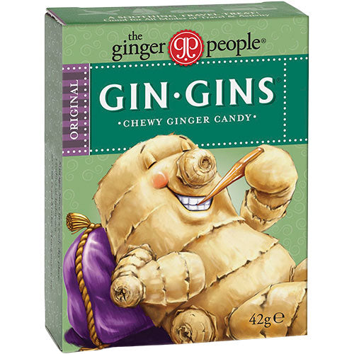 The Ginger People Ginger Chews (Gin Gins®) Original Travel Pack | 42 g fra The Ginger People på Mecindo.dk