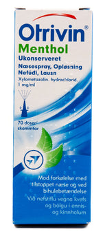 Otrivin Menthol ukonserveret 1 mg/ml