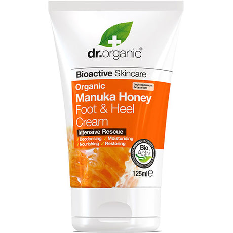 Dr. Organic Manuka Honey Foot & Heel Cream 500g | 125 ml fra Dr. Organic på Mecindo.dk