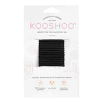 KooShoo Hårelastikker Sort Plastikfri 12 Stk (Mini)
