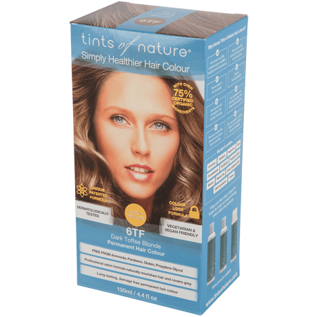 Tints of Nature Permanent Hårfarve | Mørk Toffee Blond 6TF