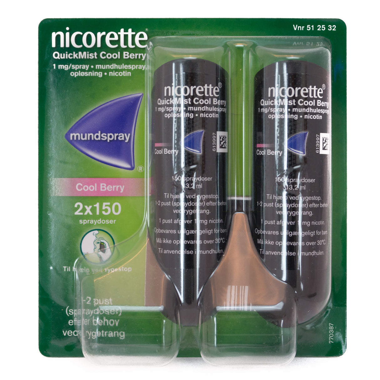 Nicorette QuickMist Cool Berry fra Nicorette på Mecindo.dk