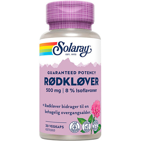 Solaray Rødkløver | 30 kapsler